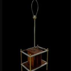 Mid-Century Modern Floor Lamp With Magazine Rack 1950’s -chairish shop mid century modern floor lamp with magazine rack 1950s 1452