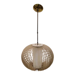 Mid Century Modern Slat Pendant 1950's - 60's