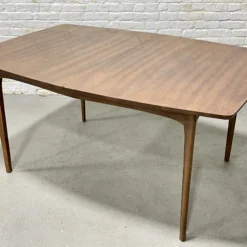Mid-Century Modern Walnut Dining Table, C. 1960's -chairish shop mid century modern walnut dining table c 1960s 3583