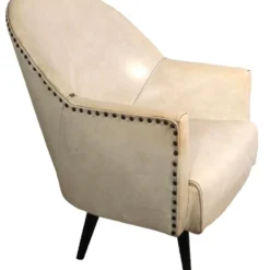 Mid Century Vinyl Swivel Tub Chair With Nail Head Stud Trim C 1950/1960's -chairish shop mid century vinyl swivel tub chair with nail head stud trim c 19501960s 3539