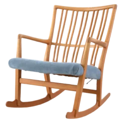 Ml- 33 Rocking Chair By Hans J. Wegner For A/S Mikael Laursen