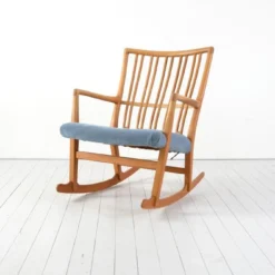 Ml- 33 Rocking Chair By Hans J. Wegner For A/S Mikael Laursen -chairish shop ml 33 rocking chair by hans j wegner for as mikael laursen 9000