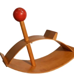 Modernist Bent Plywood Rocking Toy By Gloria Caranica For Creative Playthings 1960's -chairish shop modernist bent plywood rocking toy by gloria caranica for creative playthings 1960s 8494