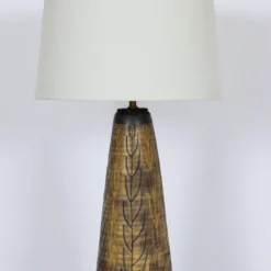 Nancy Wickham For Design Technics Incised Ceramic Lamp, 1950's 13 Nancy Wickham For Design Technics Incised Ceramic Lamp, 1950's -chairish shop nancy wickham for design technics incised ceramic lamp 1950s 1856 scaled