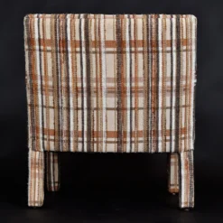 Original 1970’s Milo Baughman Style Brown And Beige Plaid Fabric Parsons Chairs -chairish shop original 1970s milo baughman style brown and beige plaid fabric parsons chairs 4915