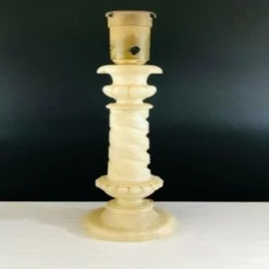 Pair Of 1940's Alabaster Table Lamps -chairish shop pair of 1940s alabaster table lamps 1708