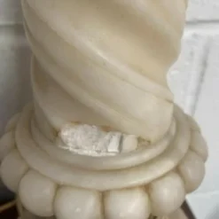 Pair Of 1940's Alabaster Table Lamps -chairish shop pair of 1940s alabaster table lamps 3807