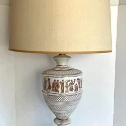 Pair Of 1950's Fiorentine Italian Neo-Classical Porcelain Lamps -chairish shop pair of 1950s fiorentine italian neo classical porcelain lamps 7429 scaled