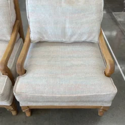 Pair Of 80's Vintage Marge Carson Accent/Lounge Chairs -chairish shop pair of 80s vintage marge carson accentlounge chairs 9676