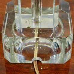 Pair Of Cut And Etched Crystal Art Deco Style Table Lamps, 1930's -chairish shop pair of cut and etched crystal art deco style table lamps 1930s 1271 scaled