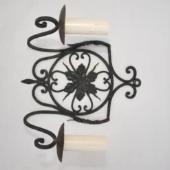 Pair Of French 1920's Wrought Iron Sconces -chairish shop pair of french 1920s wrought iron sconces 3245