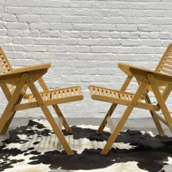 Pair Of Mid Century Modern "Rex" Folding Lounge Chairs Designed By Niko Kralj, C. 1960's 19 Pair Of Mid Century Modern "Rex" Folding Lounge Chairs Designed By Niko Kralj, C. 1960's -chairish shop pair of mid century modern rex folding lounge chairs designed by niko kralj c 1960s 3731
