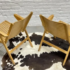 Pair Of Mid Century Modern "Rex" Folding Lounge Chairs Designed By Niko Kralj, C. 1960's 14 Pair Of Mid Century Modern "Rex" Folding Lounge Chairs Designed By Niko Kralj, C. 1960's -chairish shop pair of mid century modern rex folding lounge chairs designed by niko kralj c 1960s 7855
