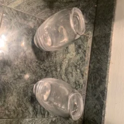 Pair Of Vintage 1960's Kosta Boda Swedish Etched Crystal Vases -chairish shop pair of vintage 1960s kosta boda swedish etched crystal vases 0895