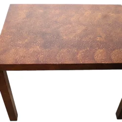 Parsons Style Brutalist Side, End Tables In Faux Tortoise Shell Formica Finish By Lane C. 1970's -chairish shop parsons style brutalist side end tables in faux tortoise shell formica finish by lane c 1970s 9354