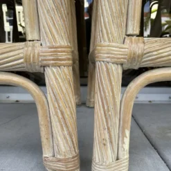 Pencil Reed Art Deco Style Bar Stools From 80's/Set Of 4 -chairish shop pencil reed art deco style bar stools from 80sset of 4 0128