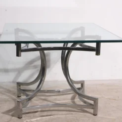 Pr. Chrome And Glass Side End Tables Ca. 1970's After Baughman -chairish shop pr chrome and glass side end tables ca 1970s after baughman 4950 scaled