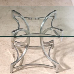 Pr. Chrome And Glass Side End Tables Ca. 1970's After Baughman -chairish shop pr chrome and glass side end tables ca 1970s after baughman 6026 scaled