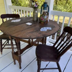 Primitive Rustic Farmhouse Slant Back Plank Seat Antique Pine Chairs, A Pair, Circa 1850's -chairish shop primitive rustic farmhouse slant back plank seat antique pine chairs a pair circa 1850s 6463 scaled