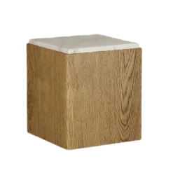 S Smoky Oak With Carrara Marble Pera Coffee Table By Un'common