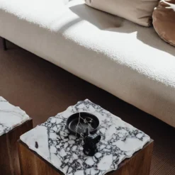 S Smoky Oak With Carrara Marble Pera Coffee Table By Un'common 8 S Smoky Oak With Carrara Marble Pera Coffee Table By Un'common -chairish shop s smoky oak with carrara marble pera coffee table by uncommon 8610