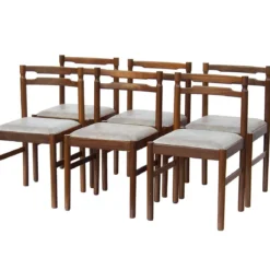 Scandinavian Dining Chairs, S/6 -chairish shop scandinavian dining chairs s6 7215