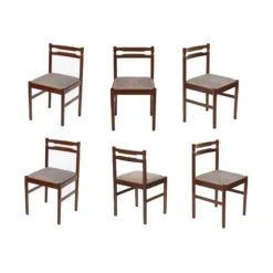 Scandinavian Dining Chairs, S/6 -chairish shop scandinavian dining chairs s6 9552