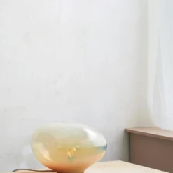 Sedna Amber Iridescent Size S Table Lamp By Simone Lueling For Eloa -chairish shop sedna amber iridescent size s table lamp by simone lueling for eloa 5237