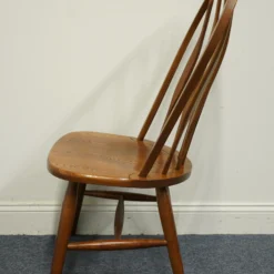 Set Of 4 S. Bent Bros. Rustic Country French Style Solid Oak Cattail Dining Side Chairs 736 -chairish shop set of 4 s bent bros rustic country french style solid oak cattail dining side chairs 736 0798 scaled