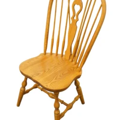 Set Of 6 S. Bent Bros. Solid Oak Country French Windsor Dining Chairs 676 923 793 -chairish shop set of 6 s bent bros solid oak country french windsor dining chairs 676 923 793 1776 scaled