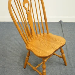 Set Of 6 S. Bent Bros. Solid Oak Country French Windsor Dining Chairs 676 923 793 -chairish shop set of 6 s bent bros solid oak country french windsor dining chairs 676 923 793 5072 scaled