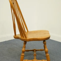 Set Of 6 S. Bent Bros. Solid Oak Country French Windsor Dining Chairs 676 923 793 -chairish shop set of 6 s bent bros solid oak country french windsor dining chairs 676 923 793 6545 scaled