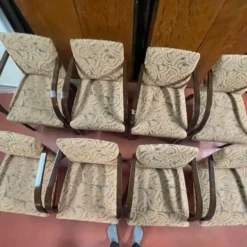 Set Of 8 1930's Style French Dining Chairs -chairish shop set of 8 1930s style french dining chairs 8630 scaled