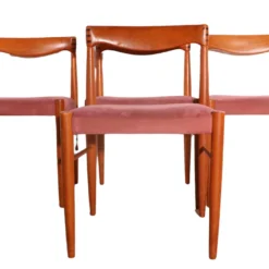 Set Of Four Danish Mid Century Moder Dining Chairs By Hw Klein For Bramin C 1960's -chairish shop set of four danish mid century moder dining chairs by hw klein for bramin c 1960s 4595