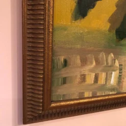 Signed 1980’s Colorful Impasto Painting 15 Signed 1980’s Colorful Impasto Painting -chairish shop signed 1980s colorful impasto painting 1026