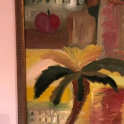 Signed 1980’s Colorful Impasto Painting 18 Signed 1980’s Colorful Impasto Painting -chairish shop signed 1980s colorful impasto painting 3182