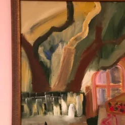 Signed 1980’s Colorful Impasto Painting 14 Signed 1980’s Colorful Impasto Painting -chairish shop signed 1980s colorful impasto painting 4510