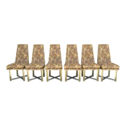 Space Age Set Of 6 Dining Chairs From Late 60's.