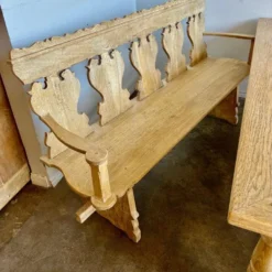 Spanish Dining Table W/ Coordinating Carved Benches C. 1930's -chairish shop spanish dining table w coordinating carved benches c 1930s 3475
