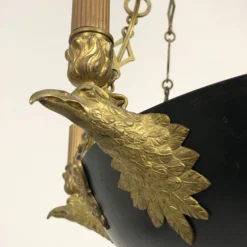 Swedish Black & Gilt Bronze Eagle Empire Chandelier, Early 1800's -chairish shop swedish black and gilt bronze eagle empire chandelier early 1800s 2188 scaled