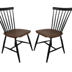 Swedish Chairs Teak By S. E. Fryklund For Hagafors, 1960s, Set Of 2