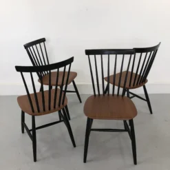 Swedish Teak Chairs By S. E. Fryklund For Hagafors, 1960s, Set Of 4 -chairish shop swedish teak chairs by s e fryklund for hagafors 1960s set of 4 5262 scaled