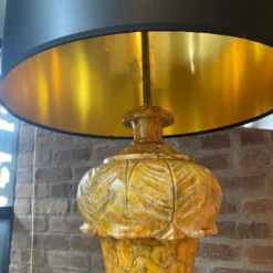 Table Lamp In Gold Marble, France, 1970's -chairish shop table lamp in gold marble france 1970s 1980
