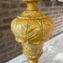 Table Lamp In Gold Marble, France, 1970's -chairish shop table lamp in gold marble france 1970s 2815