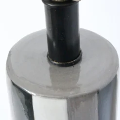 Tall Design-Technics Black, White & Gray Pottery Table Lamp, 1950's 13 Tall Design-Technics Black, White & Gray Pottery Table Lamp, 1950's -chairish shop tall design technics black white and gray pottery table lamp 1950s 0049 scaled