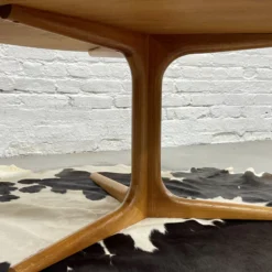 Teak Mid-Century Modern Round Coffee Table, C.1960's -chairish shop teak mid century modern round coffee table c1960s 2941