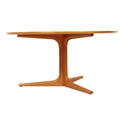 Teak Mid-Century Modern Round Coffee Table, C.1960's