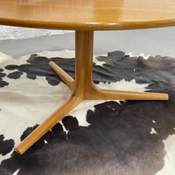 Teak Mid-Century Modern Round Coffee Table, C.1960's -chairish shop teak mid century modern round coffee table c1960s 8999