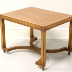 Tomlinson 1960's Neoclassical End Side Table With Casters -chairish shop tomlinson 1960s neoclassical end side table with casters 5263 scaled