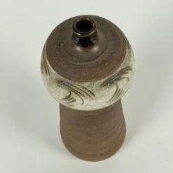 Towering 90's Pottery Vase Signed Trapp 93 -chairish shop towering 90s pottery vase signed trapp 93 3756 scaled